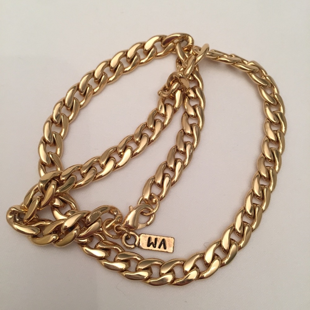 COPY - New Vanessa Mooney gold thick chunky chain